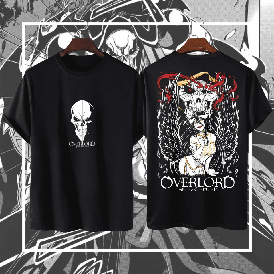 Krone Kaos Anime Overlord Albedo Katun Premium 24s | Tričko Distro Overlord Ainz ooal šaty