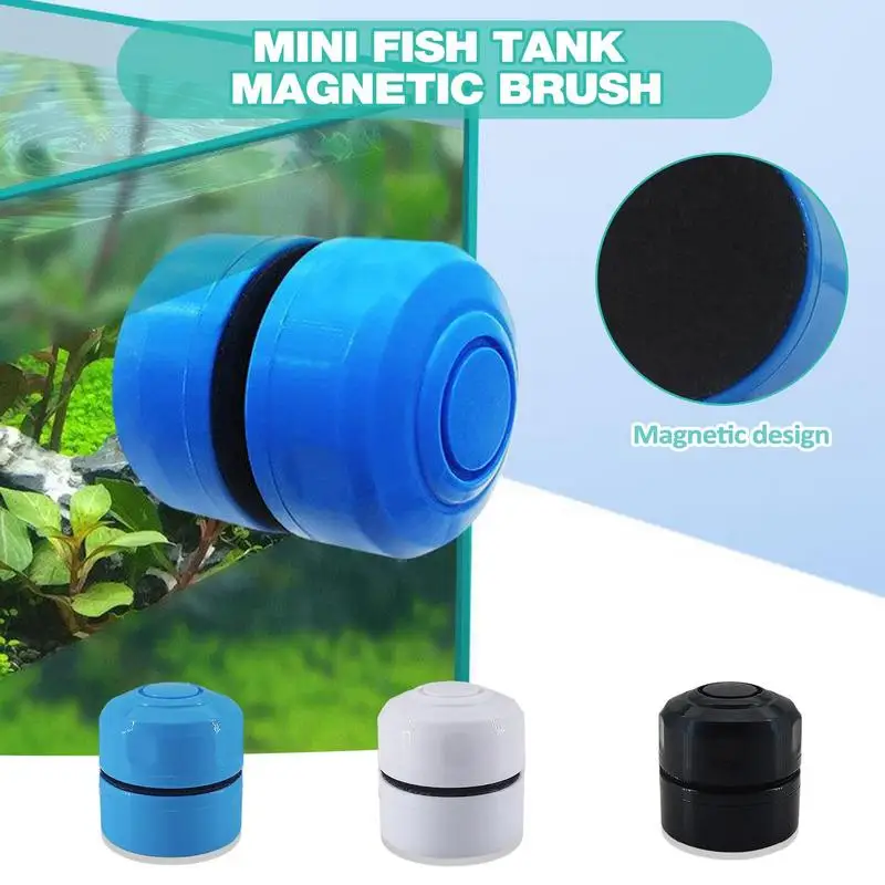 Krsta na kefu na kefu na kefu bez škrabanca Magnetické akváriové sklo Čistiteľ mini riasy čistenie škrabky Dobré magnetické pre sklenené okno