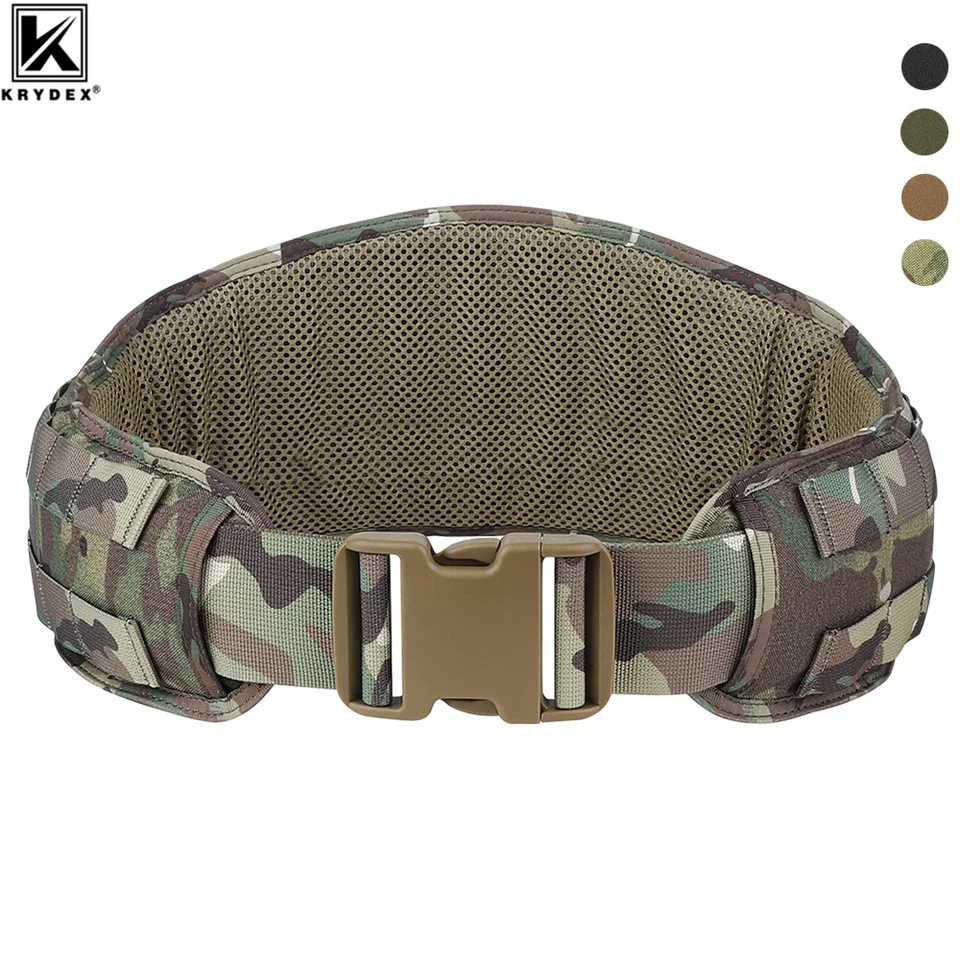 Krydex Tactical Belt Rýchle uvoľnenie Battle Men Belt Belt Molle Soft Wide Polded Polded Outer Shoot Shoot Gun Batch Belt s vnútorným pásom