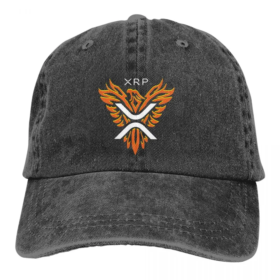 Kryptomena Multicolor Hat vyvrcholila dámska čiapka Phoenix Fire XRP Personalizované klobúky na ochranu priezorov