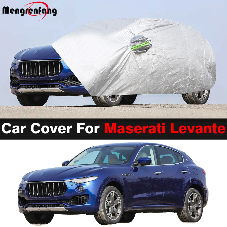 Kryt automobilu Outdoor Sun Shade Rain Sneh Drach Ochrana protivzdušného krytu SUV pre Maserati Levante 2017-2025
