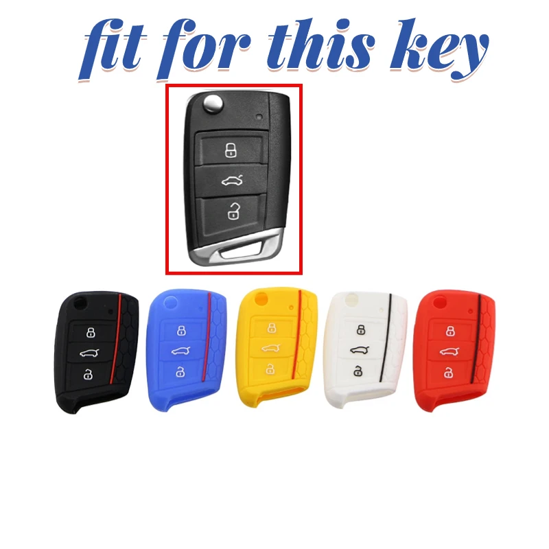 Kryt automobilu Silikón pre VW Golf 7 MK7 VII TIGUAN MK2 Polo SKODA OCTAVIA A7 KODIAQ SETTE ATECA Leon