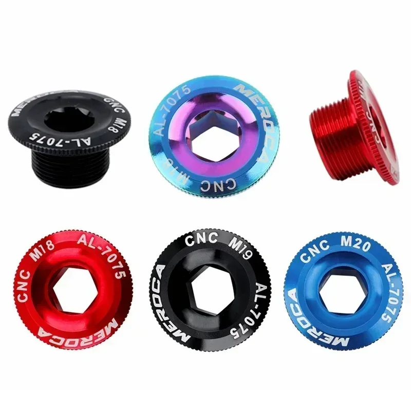 Kryt bicyklového kľukového krytu MTB Hollowtech Crank skrutka M18 M19 M20 Mountain Bike Crych Crock Cranks Arm Skrutka pre IXF
