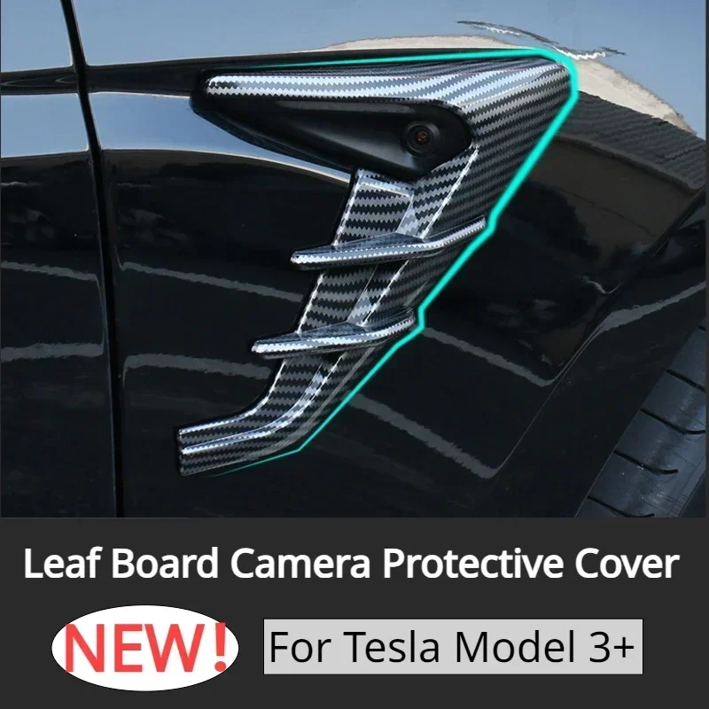 Kryt bočného fotoaparátu pre Tesla Model 3 Highland 2024 Leaf Board Camera Ochranný kryt Thunder