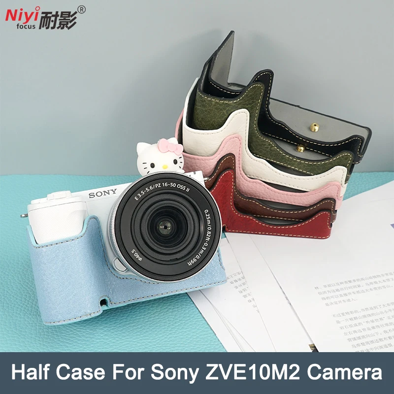 Kryt chrániča fotoaparátu pre Sony Zve10 II ZVE10M2 Mark II ZV-E10 II BAG RAME PREA PLAP PRÍSOBNÉ POLOŽKY PLICKÉ PABY 1/4Screw