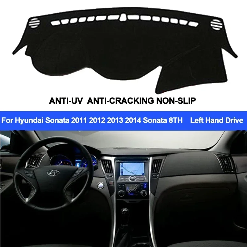 Kryt Dashboard Case pre Hyundai Sonata 2011 2012 2013 2014 Sonata 8 Dash Mat Dashboard Pad Carpet Proti-UV Anti-Slip