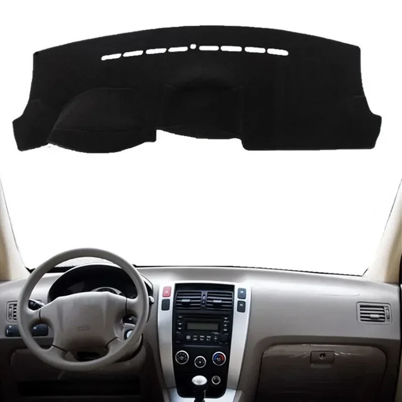 Kryt Dashboard Cover Mat Pad Sun Shade Instrument Chráňte príslušenstvo pre koberce pre Hyundai Tucson 2005 2006 2007 2008 2009