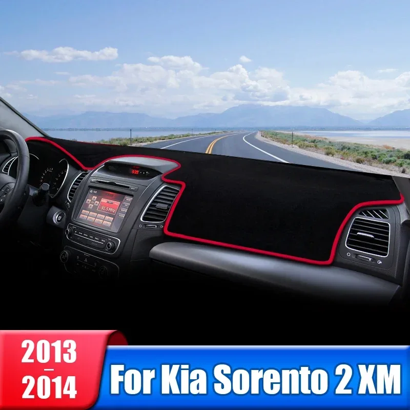 Kryt Dashboard pre Kia Sorento 2 XM 2013 2014 Desk Desk Sun Shade Mat Dash Dash