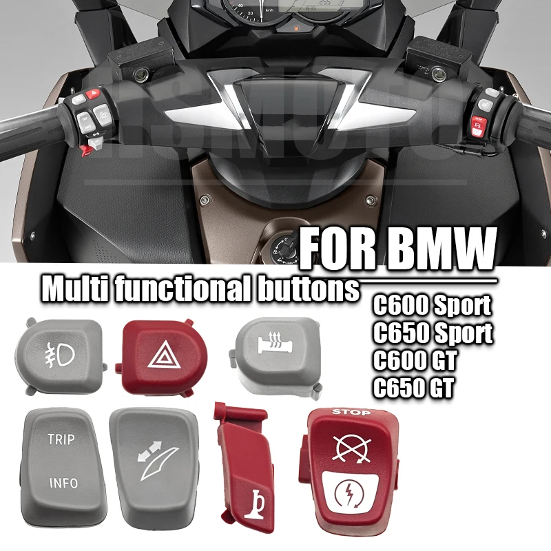 Kryt gombíka na prepínač motocyklov plast pre BMW C600GT C600Sport C650GT C650Sport 2012-2019 2018 2017 C 650 GT Sport Accessories