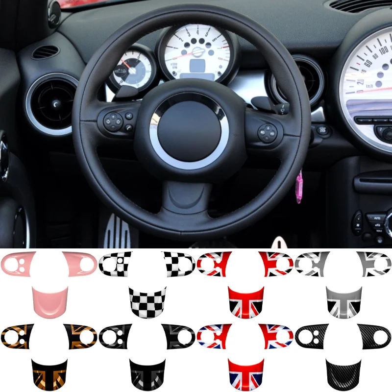 Kryt gombíka na volant Union Jack Car pre Mini Cooper R50 R52 R53 R55 R56 R57 R58 R59 R60 R61 Clubman Countryman