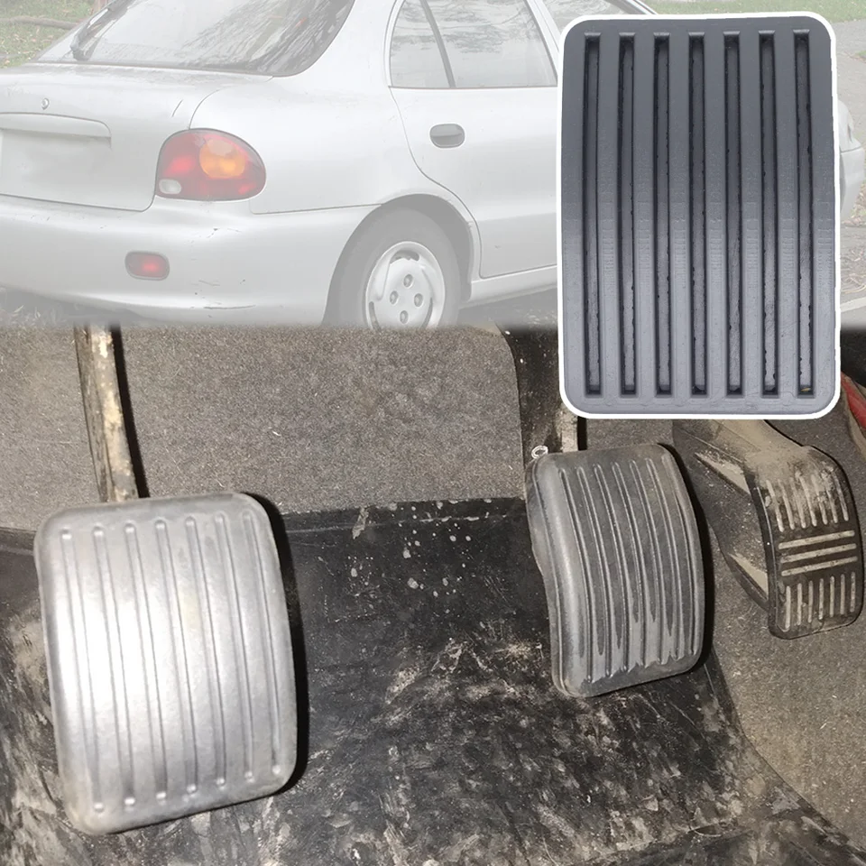 Kryt gumového pedálu pre pedály automobilov pre prízvuk Hyundai (X3) 1994 1995 1996 1997 1998 1999 2000 2001 2002 2003 - 2006