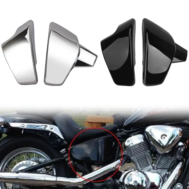 Kryt kapotáže na bočné batérie motocyklov pre Honda VLX 600 1999-2008 VT 600 C CD Shadow VLX Deluxe Steed400 1999-2007