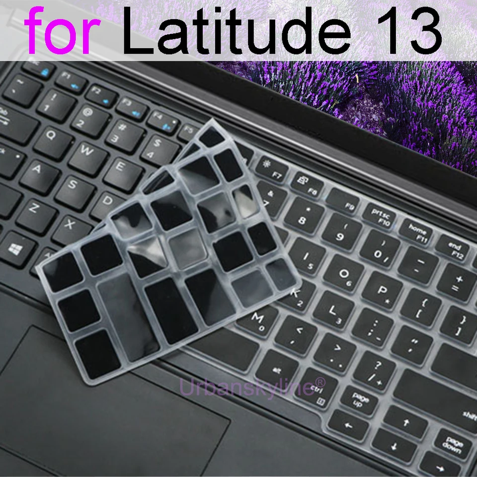 Kryt klávesnice pre Dell Latitude E7370 7300 7320 7330 7350 7380 7389 7390 9330 E3340 3350 3000 Ochranné puzdro Silikón 13