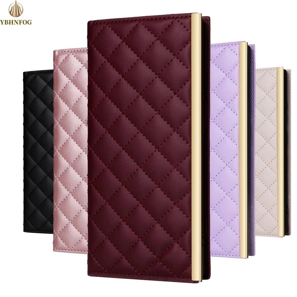 Kryt koženého telefónu Chrániť kryt pre Samsung Galaxy S9 S10E S20 S21 Fe S22 Plus S23 S24 Ultra magnetický stojan Flip Wallet Case Case