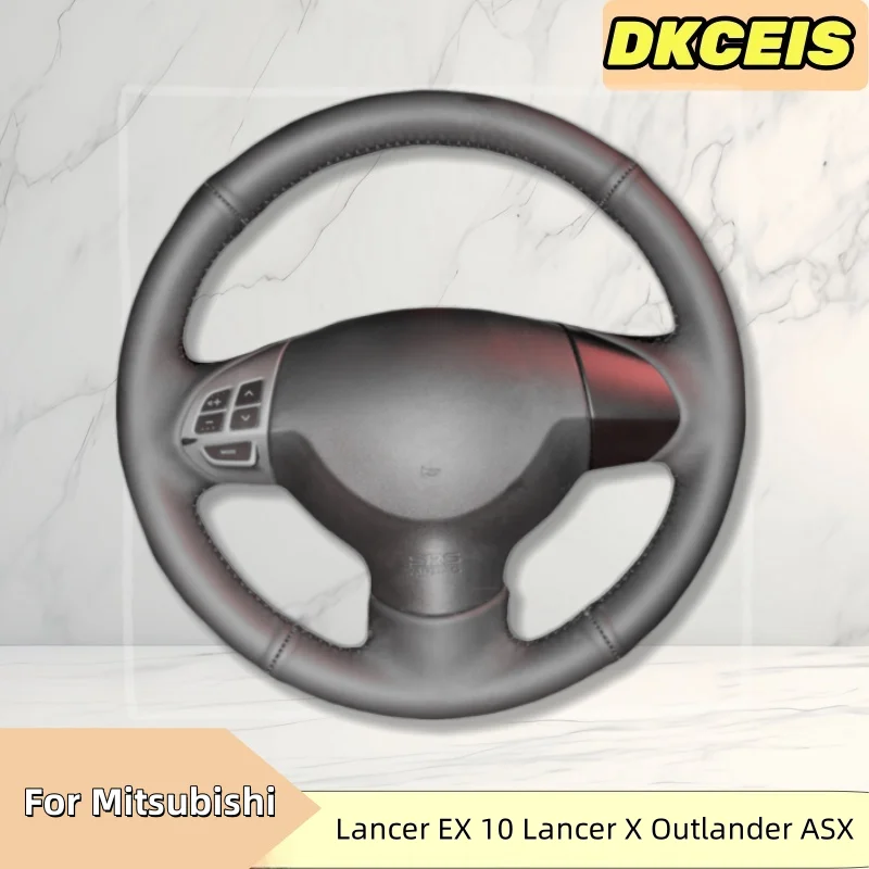 Kryt krytu na volant Auto Faux koža pre Mitsubishi Lancer ex 10 Lancer X Outlander ASX Colt