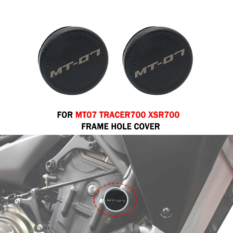 Kryt krytu otvorov na motocykelový rámčekový uzáver rámu pre Yamaha MT07 Tracer700 XSR700 MT 07 Tracer 700 XSR 700 2013-2021 2019 2020