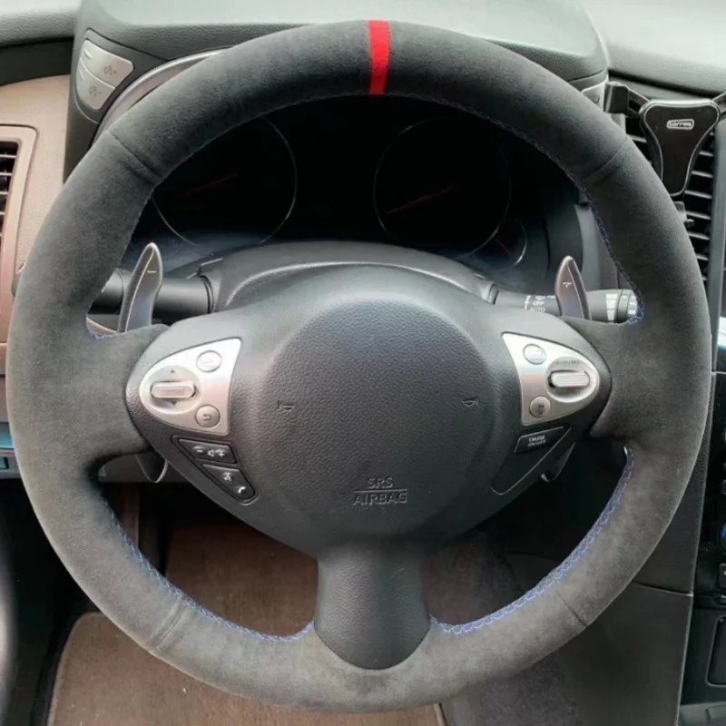 Kryt krytu vozidla Suede Braid pre Infiniti FX FX35 FX37 FX50 NISSAN JUKE Maxima 2009-2014 Automatické interiéry