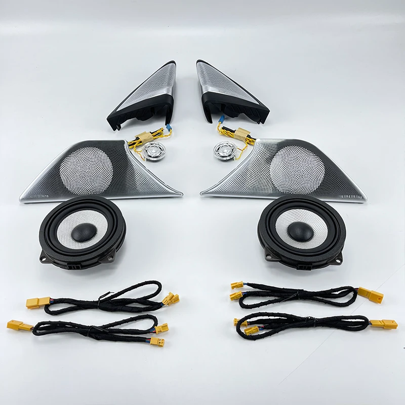 Kryt LED pre dvere stredné výšky Tweeter bez straty zvuku HIFI hudobné stereofónne reproduktory, Roh Luminát, BMW G30, G31, New 5 Series