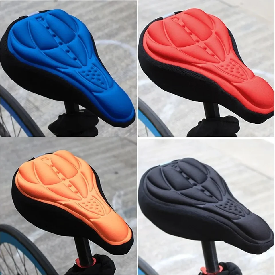 Kryt na bicykli Sedadlá na bicykli Silikón 3D gélové sedlo Čalúnené mäkké vankúše Comfort Eva Anti trenie