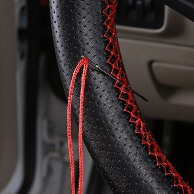 Kryt na volant Auto Cover Artificial Destric Styling pre Kia Sorento Cadenza K7 K5 K3 K3S KX5 QVOIS K7 Sportage Cerato Sou