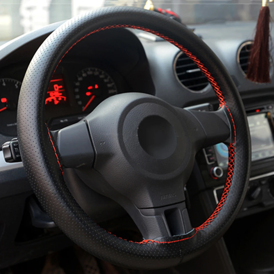 Kryt na volant na volant Soft Soft Texture Automobily pre džíp Grand Cherokee Compass veliteľ Wrangler Rubicon Sahala Patriot
