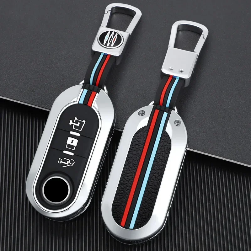 Kryt obalu na kľúče od auta pre Fiat Ducato 500 500L Panda Grande Punto Lancia Musa Auto Shell Fob Keychain Príslušenstvo