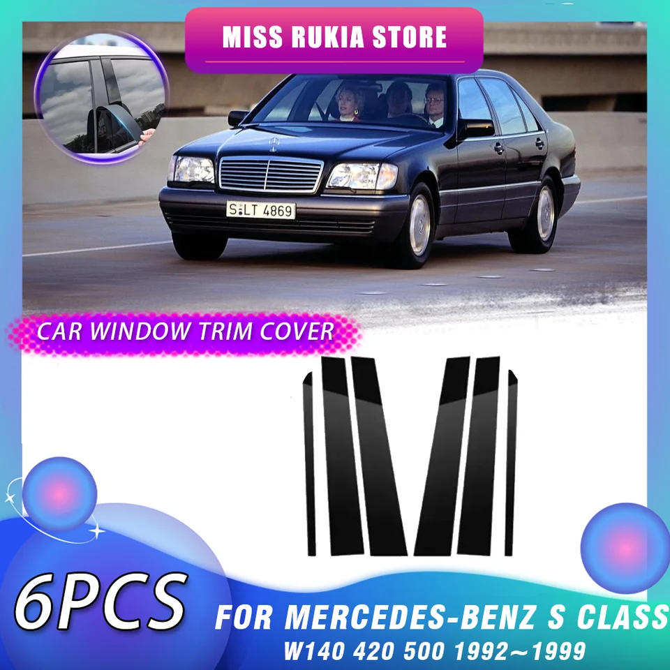 Kryt obkladu okna pre triedu Mercedes-Benz S W140 420 500 1992 ~ 1999