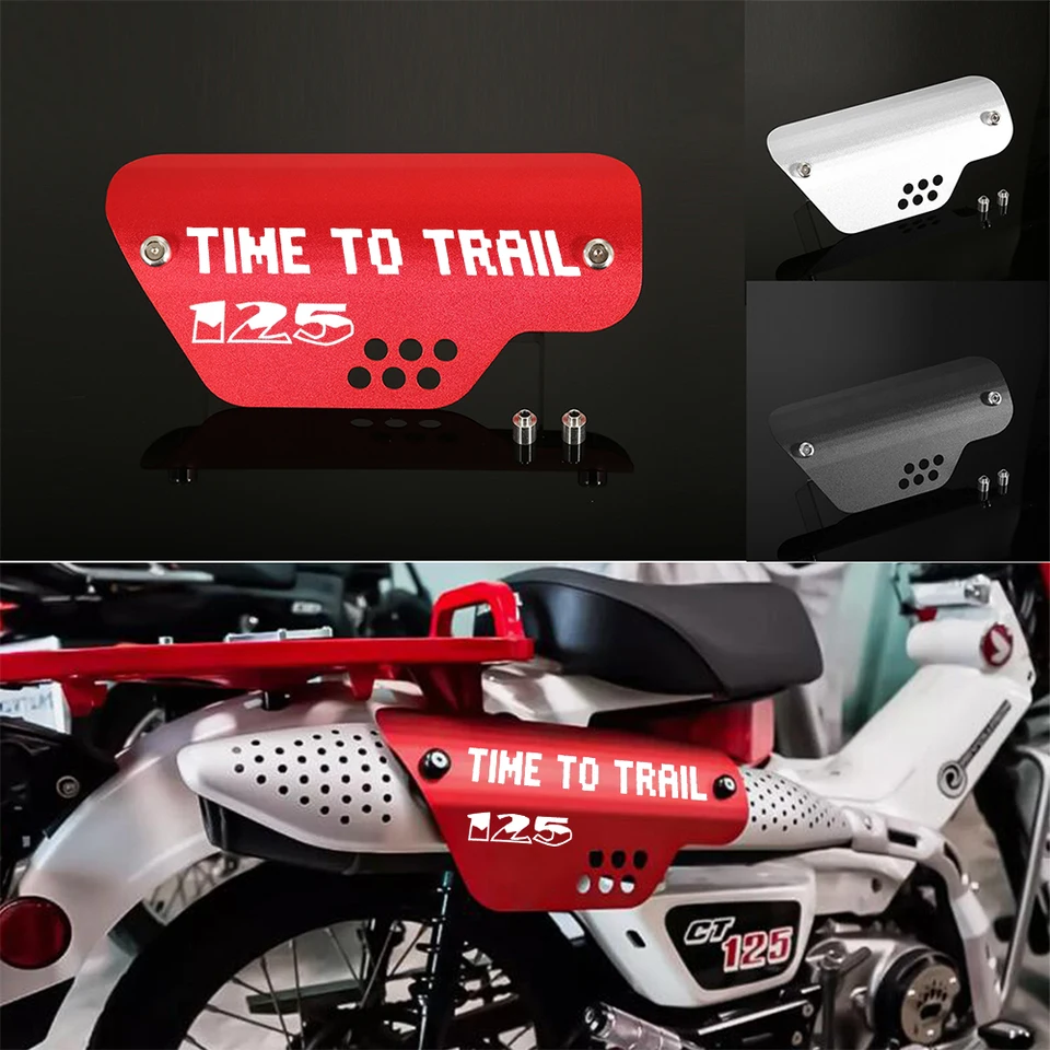 Kryt ochranného krytu výfukového štítu pre Honda CT125 Trail 125 Hunter Cub 2020-2024