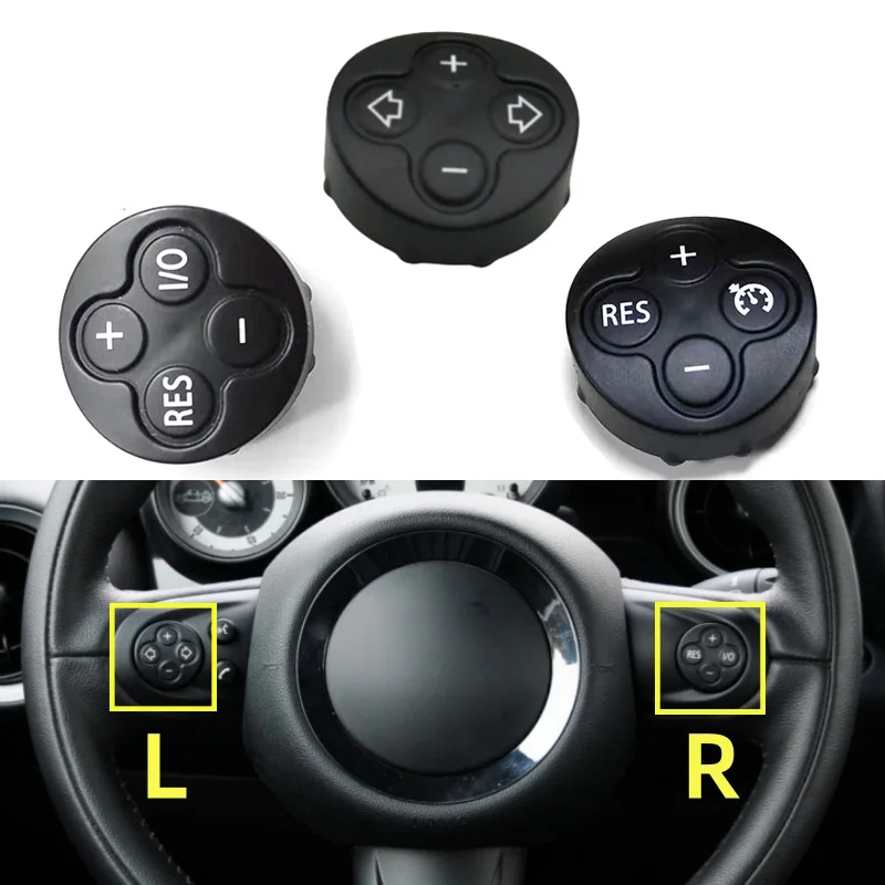 Kryt ovládacieho spínača na volante automobilu Plavba objemu objemu krytu krytu pre BMW Mini Cooper R55 R56 R57 R58 R59 R60 R61 2007-2014