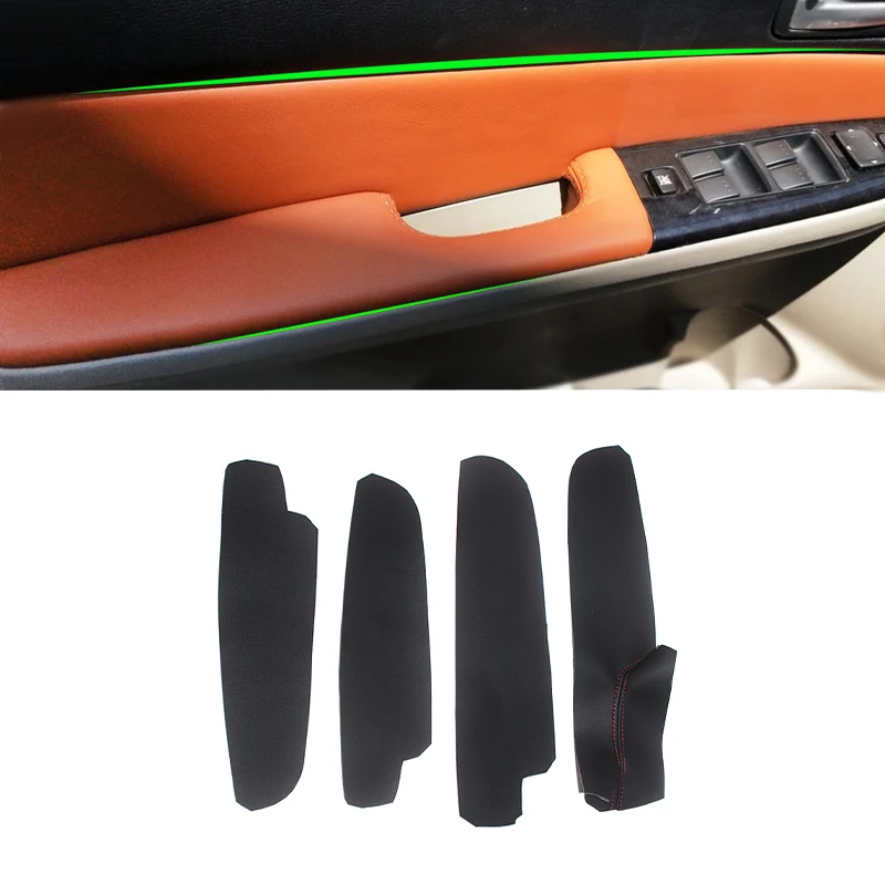 Kryt panela s mäkkým koženým dverám pre Mazda 6 2006 2007 2008 4ks/set automobilový štýl dverí panelový panel Panel Cover Cover Tinker
