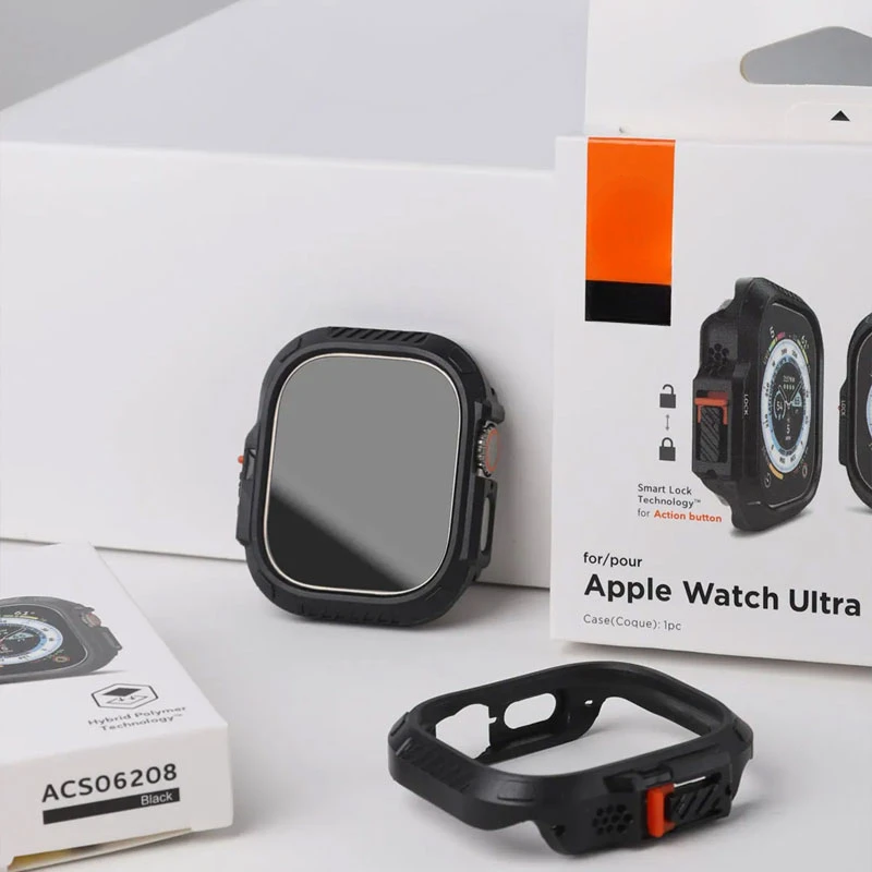 Kryt PC PACK Lock Fit PC vhodný pre Apple Watch Ultra 2 Ultra vhodný pre 49 mm hodinové puzdro s obalovou škatuľou