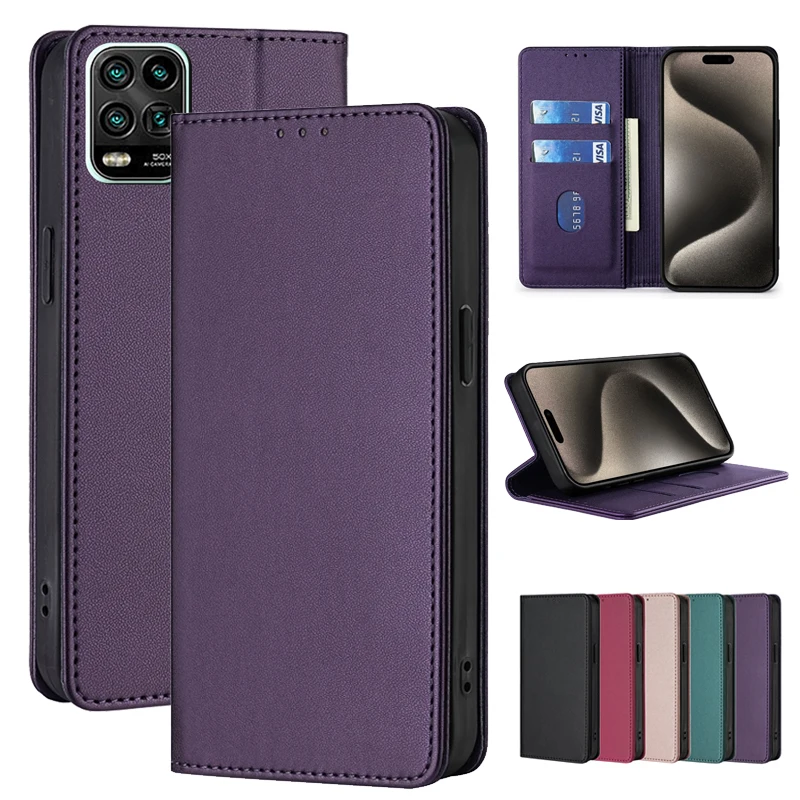 Kryt pre flip cover kožené puzdro na telefón pre Oppo A52 A53S A54S A55S A56 A56S A57S A57E A58X A59 A60 2016 A72 A73S 4G 5G 5G 2020 2022