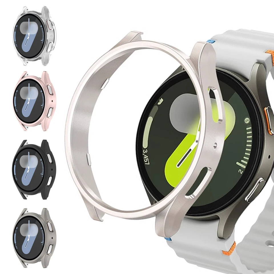 Kryt pre Samsung Galaxy hodinky 7 puzdro 40 mm 44 mm Fe príslušenstvo PC Rám Ochranné tvrdé nárazník Shell Galaxy Watch 7 Smart Watch