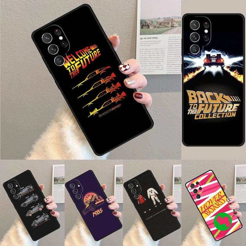 Kryt pre Samsung Galaxy S24 Ultra S21 S22 S8 S9 S10E Poznámka 10 20 Plus Fe S23 späť do budúceho filmu Phone Case Coque Coque