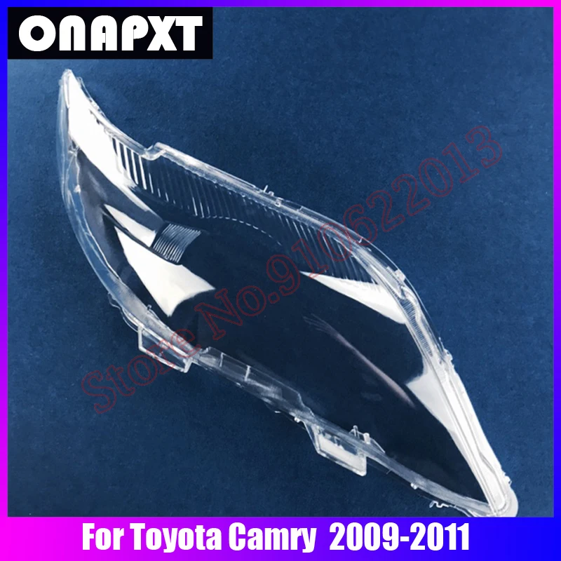 Kryt predného svetlometu pre Toyota Camry Európska verzia šošovky sklenená lampa s obalom svetlá lampa 2009-2011