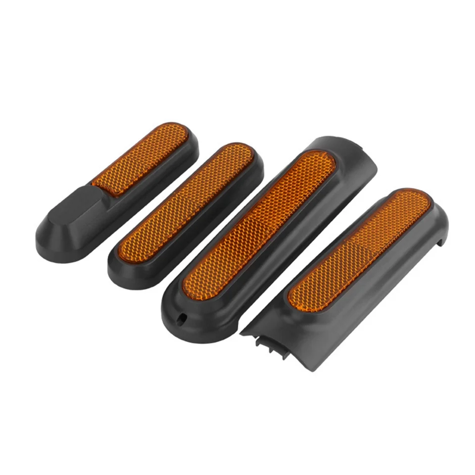 Kryt predného vidlice kolies pre Xiaomi 4 Pro Electric Secootter Reseper Resper Reflex Sticker Časti žltý