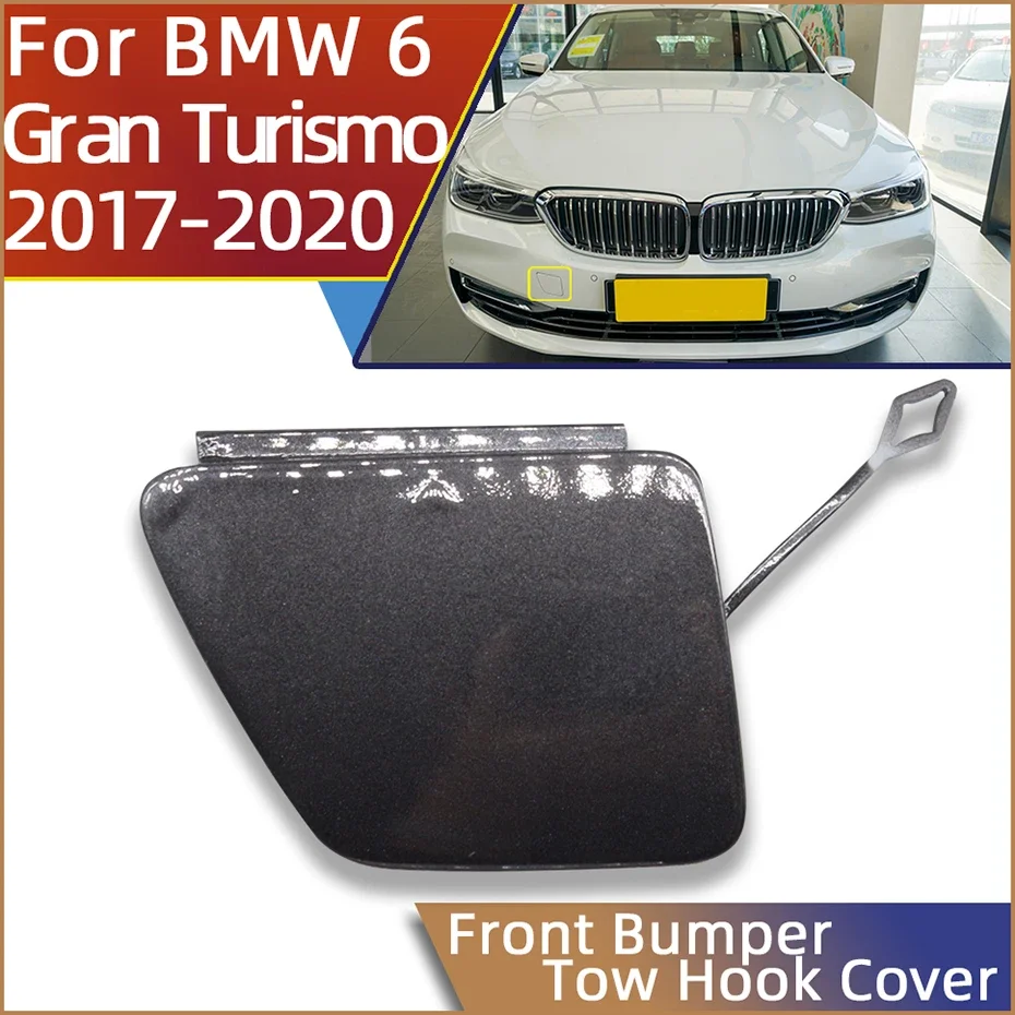Kryt prívesu na nárazník dekorácie Cap Touging Eye Hook Lid 51117445592 pre BMW 6 GT GRAN TURISMO G32 2017 2018 2019 2020 Maľované