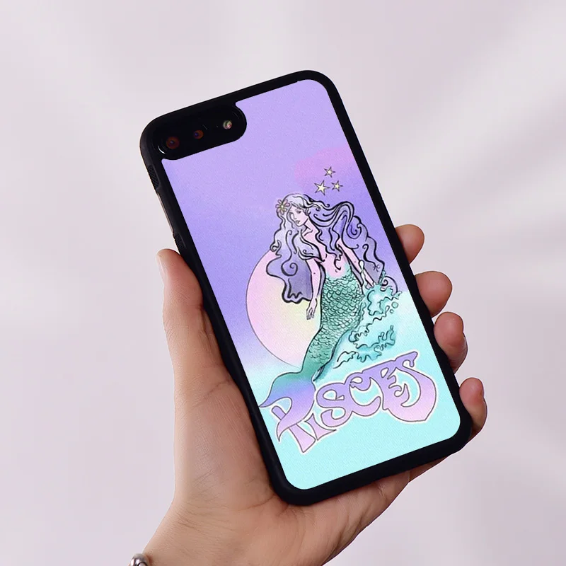 Kryt puzdra na gumové gumy Wildflower pre iPhone 6 6S 7 8 Plus x xs xr 11 12 13 14 15 Mini Pro Max Ryby