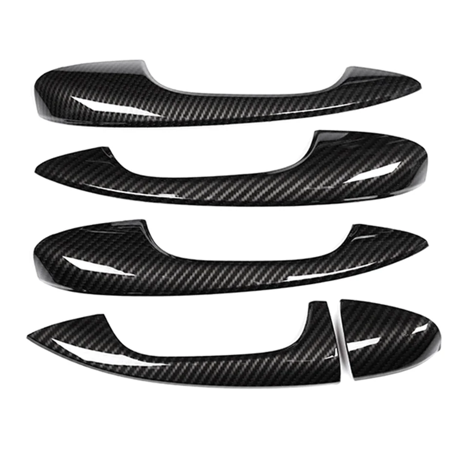 Kryt rukoväte kľučiek z uhlíkových vlákien LHD Cover pre Mercedes Benz E Class W213 GLC X253 C Trieda W205