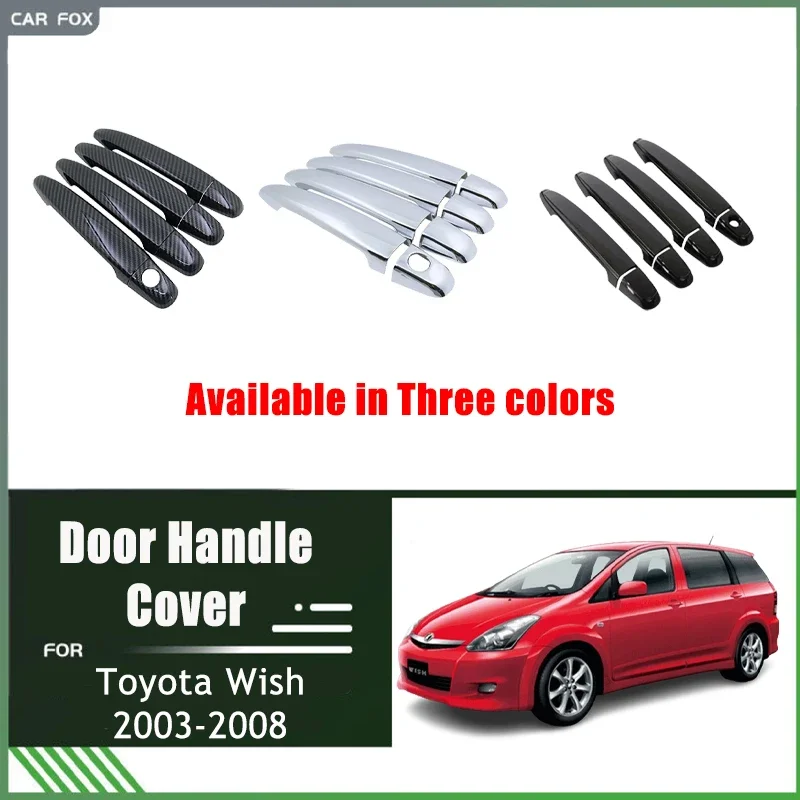 Kryt rukoväte pre exteriér Chrome Exterior pre Toyota Wish AE10 2003-2008 2004 2005 2006 2007 2007