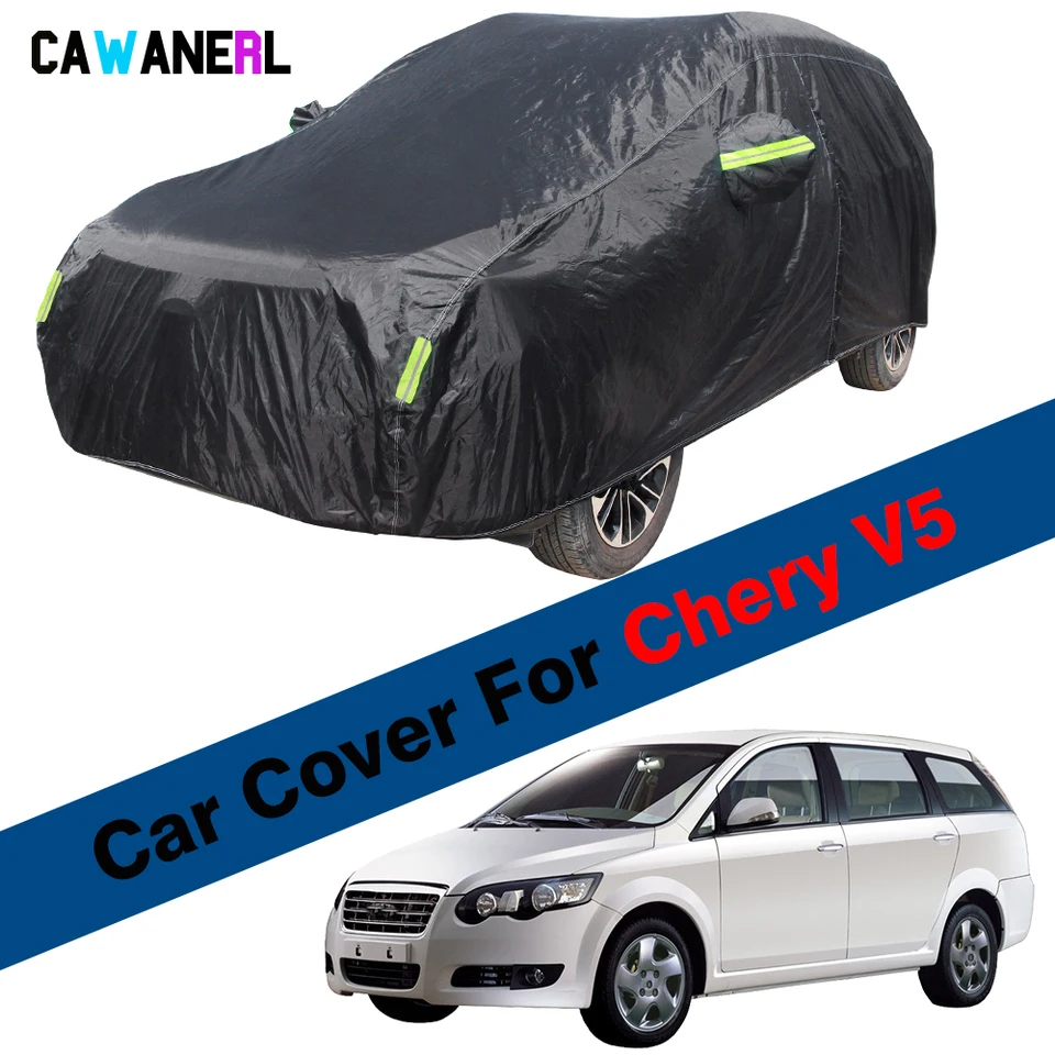 Kryt s plným automobilom Vodotesný proti UV Sun Shade Snow Rain Odolný kryt pre Chery V5 B14 Boss Cross Crossover Crosseastar Destiny