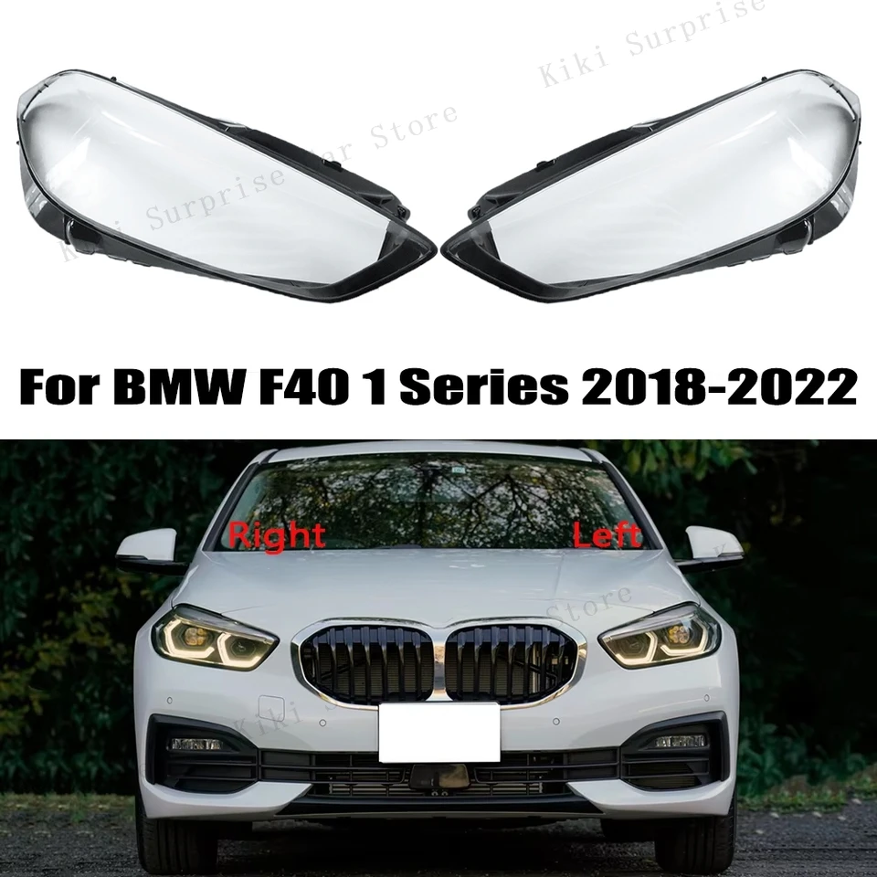 Kryt shellu objektívu predného svetlometov pre BMW F40 1 Series 2018-2022 tieňový svetlomet priehľadný objektív lampy