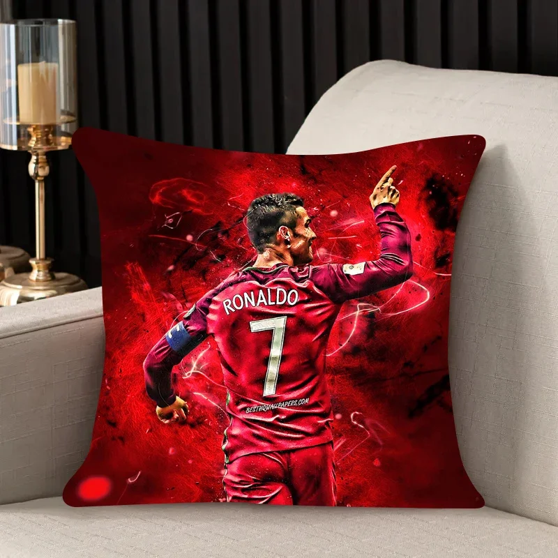 Kryt vankúšov 45*45 CR7 Cristiano Ronaldo pár vankúšov vankúše pre vankúše 40x40 pohovky