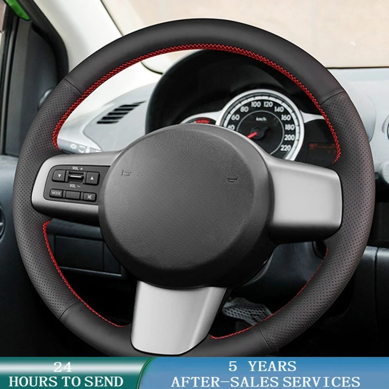 Kryt volantu automobilu Non-Slip Original volant Braid Car Accessories for Mazda 2 2008 2009 2010 2012 2012 2013 2014