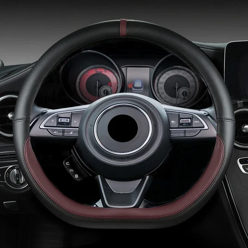 Kryt volantu v tvare mikrovlákna D Tvar vozidla 38 cm pre Suzuki Swift 2018 2017 2019 2020 2021 2022 Sport Auto Accessories