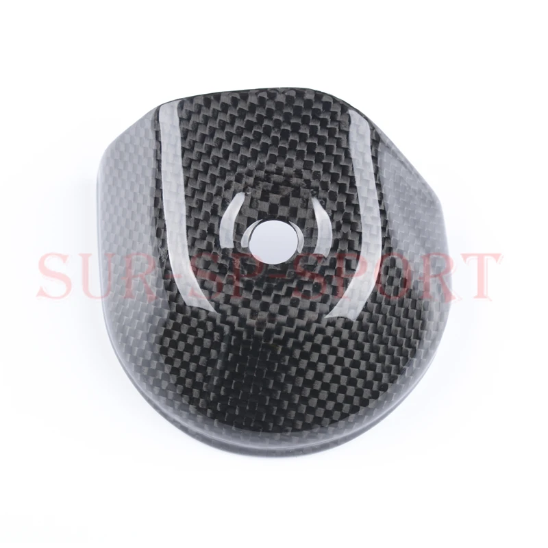 Kryt výfukového ventilu pravej strany pre Ducati Monster 696 796 795 1100 Plné uhlíkové vlákno 100%