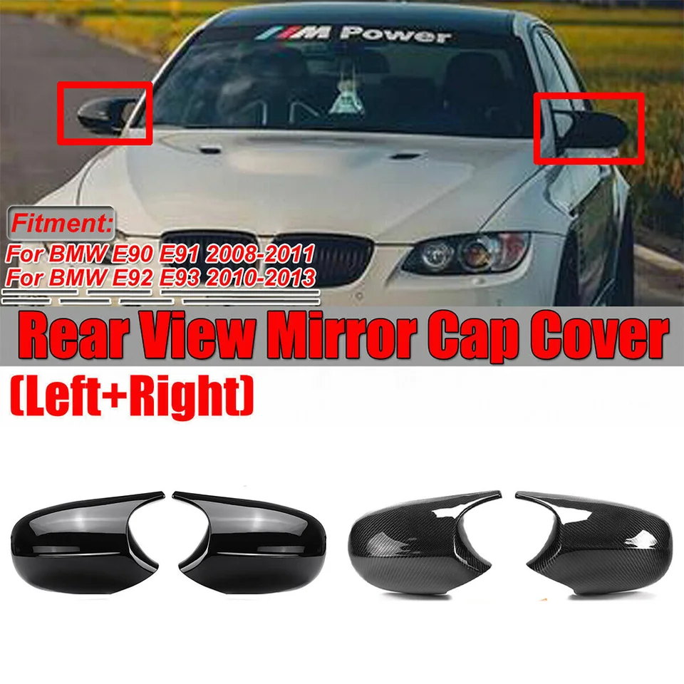 Kryt zrkadlového zrkadla bočného spätného zrkadla, ktorý sa prispôsobí BMW E90 E91 2005-2011 E92 E93 2006-2013 E81 E82 E88 E87 E88 E88