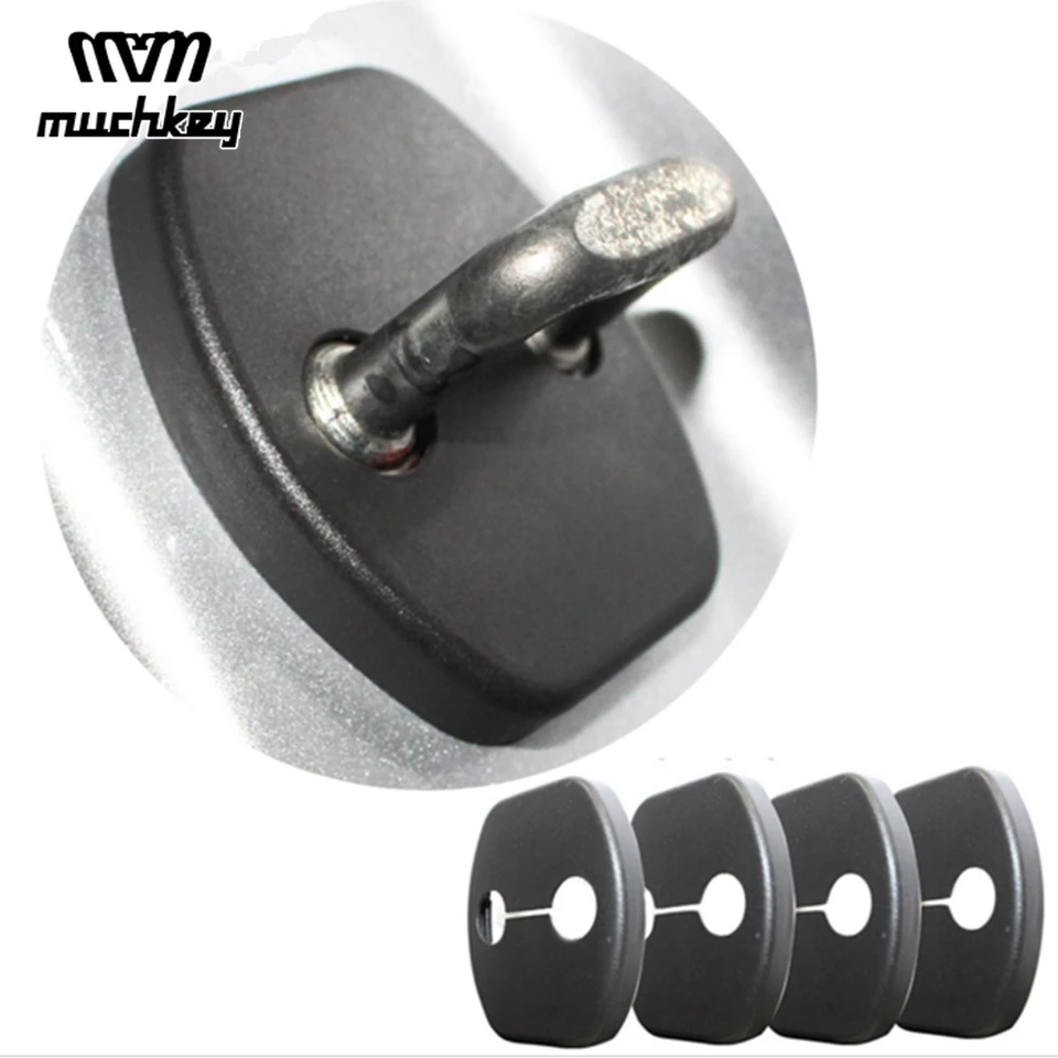 Kryt zámku dverí pre dvere pre Volkswagen Vento Amarok Skoda Kodiaq Up Sharan Caravelle Automobilové doplnky automobilu Dvere Cover 4ks