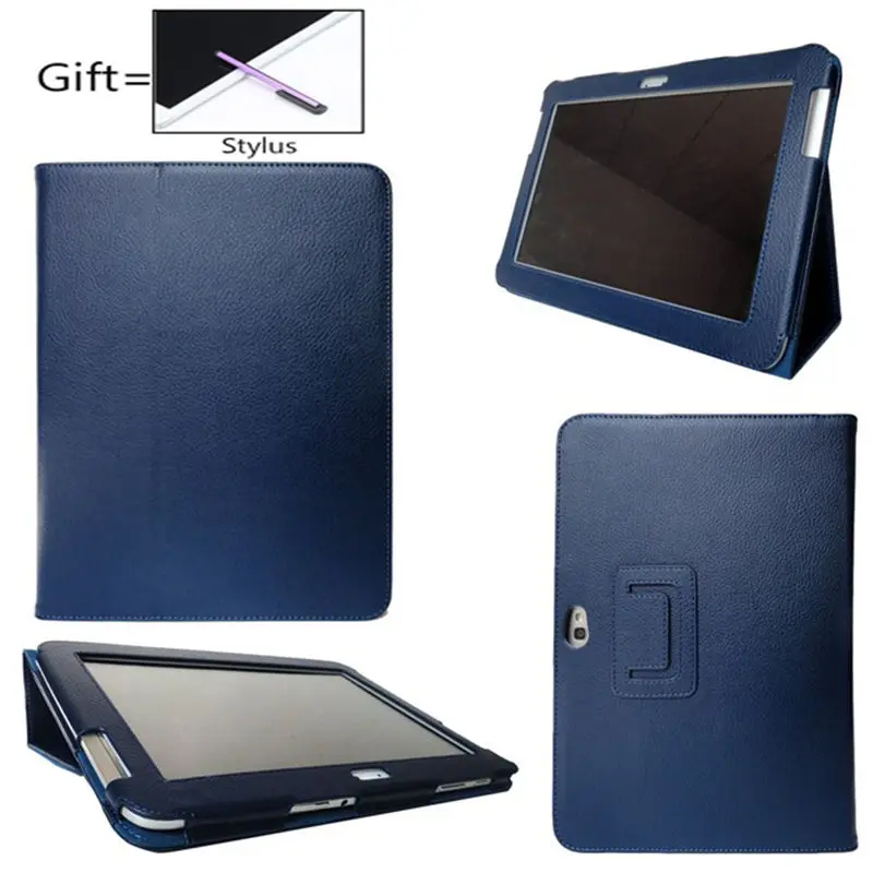 Krytie koženého krytu s magnetom PU pre Samsung Galaxy Note 10.1 GT N8000 Tablet N8010 N8013 N8020 Folio Flio Book Case Case