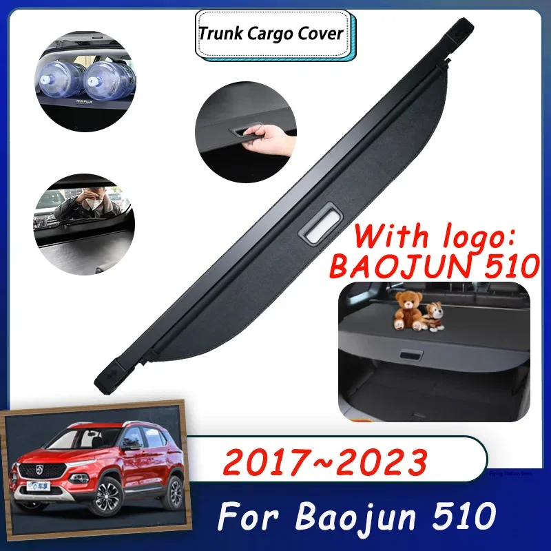Kryty nákladných automobilov pre automobilové nákladné vozidlá pre Baojun 510 Chevrolet Groove 2017 ~ 2023 Príslušenstvo Zadná batožinová organizátor Shielding 2019 2021 2022